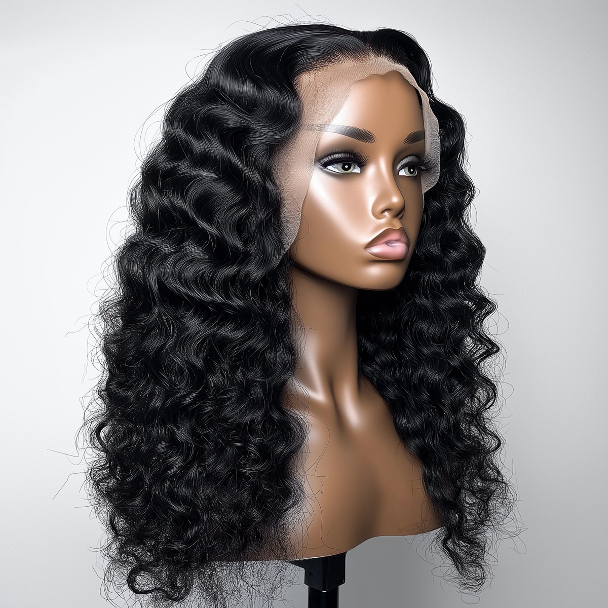 5x5 HD Jerry Curly Lace Closure Wig