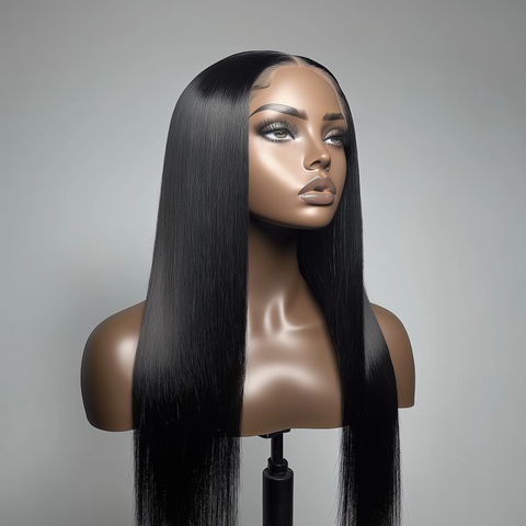 5x5 HD Straight Lace Closure Wig